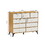 CABINET WOOD MDF BOARDS, 9 Drawers Dresser, WOOD COLOUR W370S00014