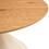 set of 2 coffee round tables with a WOODEN-look top and steel base with 2 cat beds multifunctional and stylish entable W370S00048