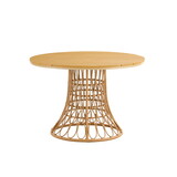Outdoor dining simple bamboo chair table P-W370P176903