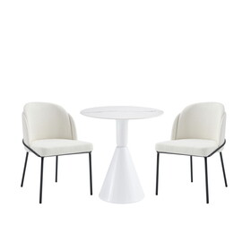 Two chairs and a table set W370S00068