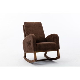 Coolmore Living Room Comfortable Rocking Chair Living Room Chair Coffee