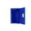 Compact Blue Steel Storage Cabinet: Detachable, Ample Storage Space, Easy assembly W396100781