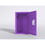 Compact Purple Steel Storage Cabinet: Detachable, Ample Storage Space, Easy assembly W396100782