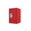 Compact Red Steel Storage Cabinet: Detachable, Ample Storage Space, Easy assembly W396100784