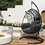 New Comming Outdoor Indoor PE wicker Swing Egg Chair Gray Color W400S00034