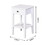 White Bathroom Floor-standing Storage Table with a Drawer W40914889