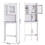 Modern over The Toilet Space Saver Organization Wood Storage Cabinet for Home, Bathroom -White W40931565