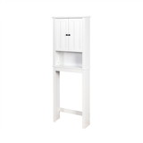 Bathroom Wooden Storage Cabinet Over-The-Toilet Space Saver with a Adjustable Shelf 23.62x7.72x67.32 inch W40935619