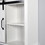 Bathroom Wall Cabinet with 2 Adjustable Shelves Wooden Storage Cabinet with a Barn Door 27.16x7.8x19.68 inch W40935623