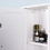 Wall Mount Medicine Cabinet with a Door, Wooden Bathroom Storage Cabinet with Adjustable Shelf W40953998
