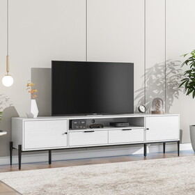 Modern TV Console, Entertainment Center with Storage for Living Room 70.86x15.74x21.85inch W409P153986