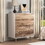 Wooden Tall 4 Drawer Dresser,Chest of Drawers with 4 Metal Legs, Anti-Tipping Device for Bedroom,Living Room W409P171913
