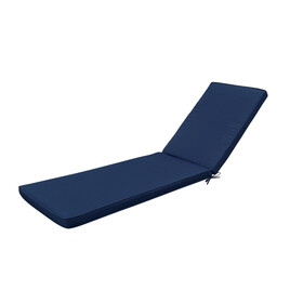 Outdoor Lounge Chair Cushion Replacement Patio Funiture Seat Cushion Chaise Lounge Cushion-Navy Blue W419142368