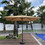 Outdoor Patio Umbrella 10 ft x 6.5 ft Rectangular with Crank Weather Resistant UV Protection Water Repellent Durable 6 Sturdy Ribs W41923910