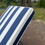2PCS Outdoor Lounge Chair Cushion Replacement Patio Funiture Seat Cushion Chaise Lounge Cushion-blue/white stripe W419P168641