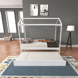 Twin House Bed with Trundle W427131983