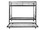 Metal Twin over Twin Bunk Bed with Trundle/Can be Separated into 2 Twin Beds/ Heavy-duty Sturdy Metal/ Noise Reduced/ Safety Guardrail/ Trundle for Flexible Space/ Bunk Bed for Three/ CPC Certified