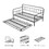 Metal Frame Daybed with trundle W42752435