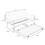 Metal Twin Daybed with Trundle/ Heavy-duty Sturdy Metal/ Noise Reduced/ Trundle for Flexible Space/ Vintage Style/ No Box Spring Needed W42752471