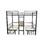 Twin Size Loft Bed with Table Sets Transformable to Twin over Twin Bunk W427S00068