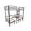 Twin Size Loft Bed with Table Sets Transformable to Twin over Twin Bunk W427S00068