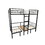 Twin Size Loft Bed with Table Sets Transformable to Twin over Twin Bunk W427S00068