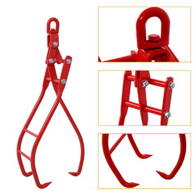 28in 3 Claw Log Grapple for Logging Tongs, Eagle Claws Design Log Lifting Tongs Log Grabs, Timber Lifting Tongs for Truck, ATV, Tractor and Skidder W465103907