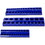 3 Piece metric Magnetic Socket Organizers, Socket Organizers for Toolboxes, Socket Organizer, Magnetic Socket Holder, Black Tool Box Organizer.3set,blue,Metric W465104927