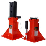 Heavy Duty Pin Type Professional Car Jack Stand with Lock, 22 Ton (44,000 lb) Capacity, Red, 1 Pair W465110077