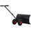 Snow Shovel with Wheels, Snow Pusher, Cushioned Adjustable Angle Handle Snow Removal Tool, 29" Blade, 10" Wheels,black color W465120788