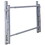Wall-Mounted Folding Tire Storage, 30.5 to 50.5 inches Wide, Supports 300 Pounds, Silver W465121730
