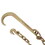 Tow Chain with 15 inch Forged J Hook and Grab Hook - Grade 70 Chain - 6 Foot - 4,700 Pound Safe Working Load W465133696