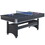 6-ft Pool Table with Table Tennis Top - Black with Red Felt W465137245
