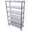 6 Tier 6000lbs Capacity NSF Metal Shelf Wire Shelving Unit, Heavy Duty Adjustable Storage Rack with Wheels & Shelf Liners for Commercial Grade Utility Steel Storage Rack, Black - 84"H x 48"L x 20"D
