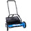 16-inch 5-Blade Push Reel Lawn Mower with Grass Catcher, 4 WHEELS BLUE COLOR W465142936