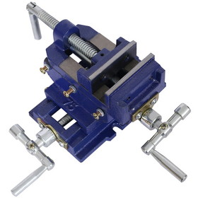 Cross Slide Vise, Drill Press Vise 3inch, Drill Press Metal Milling 2 Way X-Y, Benchtop Wood Working Clamp Machine W46539906
