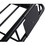 Rooftop Cargo Carrier Basket Motoring Roof Rack,Top Mount Roof Rack 64" black steel W46540104