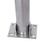 Parking bollard,pole barrier with lock,car parking protection posts,home garage street decor,parking barrier Round gray W46542541