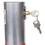Parking bollard,pole barrier with lock,car parking protection posts,home garage street decor,parking barrier Round gray W46542541