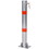 Parking bollard,pole barrier with lock,car parking protection posts,home garage street decor,parking barrier Round gray W46542541