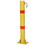 Parking bollard,pole barrier with lock,car parking protection posts,home garage street decor,parking barrier Round yellow W46542542