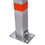 Parking bollard,pole barrier with lock,car parking protection posts,home garage street decor,parking barrier Square gray W46542543