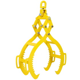 4 Claw Timber Log Lifting Logging Tongs Grabber Tong 28", Heavy Duty Solid Steel W46555816