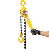 Lever Chain Hoist 3 Ton 6600LBS Capacity 10 FT Chain Come Along with Heavy Duty Hooks Ratchet Lever Chain Block Hoist Lift Puller W46557622