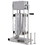 Stainless Steel Commercial Sausage Stuffer,Dual Speed Vertical Sausage Maker 25LB/12L, Meat Filler with 4 Stuffing Tubes W46557796
