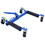 Set of (2) Wheel Dolly Car Skates Vehicle Positioning Hydraulic Tire Jack Ratcheting Foot Pedal Lift Hydraulic Car Wheel Dolly, 1,500lbs blue W46560256