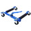 Set of (2) Wheel Dolly Car Skates Vehicle Positioning Hydraulic Tire Jack Ratcheting Foot Pedal Lift Hydraulic Car Wheel Dolly, 1,500lbs blue W46560256