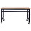 Workbench - 60" Wide Rolling Workbenches for Garage - Adjustable Height, Workshop Tool Bench, Metal with rubber Wood Top W46560405