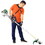 4 in 1 Multi-Functional Trimming Tool, 31CC 4-Cycle Garden Tool System with Gas Pole Saw, Hedge Trimmer, Grass Trimmer, and Brush Cutter EPA Compliant W46561886