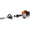 4 in 1 Multi-Functional Trimming Tool, 56CC 2-Cycle Garden Tool System with Gas Pole Saw, Hedge Trimmer, Grass Trimmer, and Brush Cutter EPA Compliant W46561887